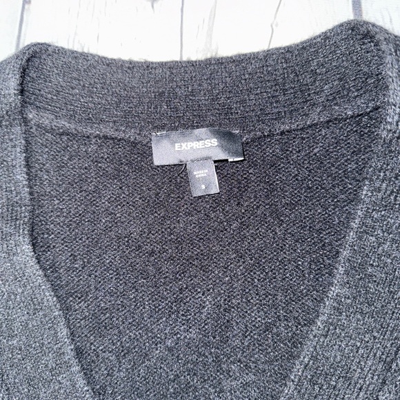 Express Rhinestone Bow Cardigan - Picture 9 of 9